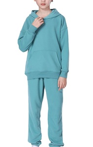 Conjunto de Sudadera con Capucha y Pantalones Deportivos para Niños, con Logotipo Personalizado, Traje de Dos Piezas para Niños Pequeños, Sudadera con Capucha y Pantalones Deportivos a Juego para Niños - Product Image 2