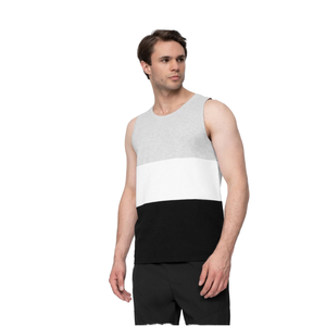 Gym Workout Running Fitness Vest For Men Lightweight Quick Dry Slim Fit Round Neck Men Tank <b>Top</b> - Product Image 3