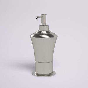 Dispensador de jabón hecho a mano de latón macizo, botella con bomba, moderno, para baño, para uso a largo plazo en ambientes húmedos. - Product Image 3