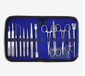 SERGLAB SL-VI-2 Juego Completo de Instrumentos Quirúrgicos Veterinarios de Acero Inoxidable, Fuente de Alimentación Manual, Certificado CE Clase II - Product Image 2