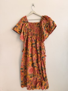 Off The Shoulder Floral Print Pleated Mini <b>Dress</b> <b>Elastic</b> Waist Sleeveless Casual Summer Woven Viscose Polyester <b>Dress</b> - Product Image 5