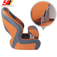 Siège de bateau pliable réglable en hauteur, résistant aux UV, de qualité marine, universel, pour poste de pilotage de yacht, rembourré, directement de l'usine