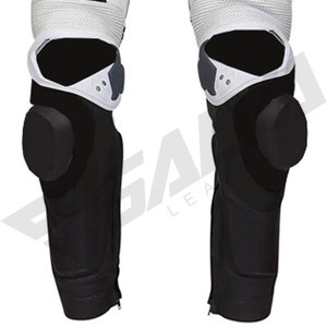 Combinaison de course moto unisexe blanche et noire à manches longues, respirante, color-block, en modal, une pièce (veste et pantalon), toutes saisons - Product Image 3
