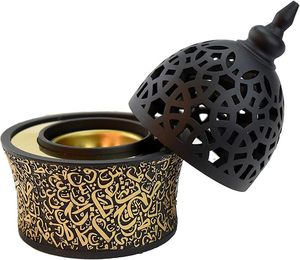 Elegante Quemador de Incienso Metálico, Porta Incienso Árabe - Product Image 6