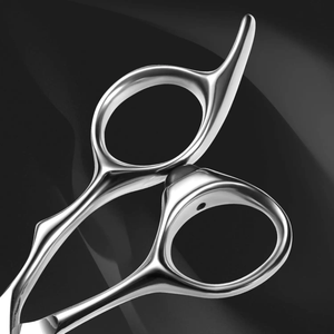 Custom Design Professional Hair Salon Scissors Stainless Steel Handle Sharp Tip <b>Blade</b> Best Quality Precision Cutting Scissors - Product Image 5