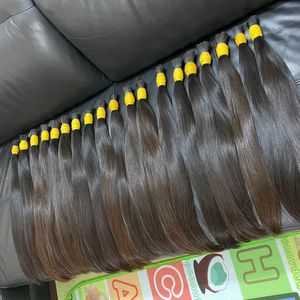 Cabello Humano Virgen Remy de Primera Calidad, Sin Procesar, con Cutícula Completa, Cabello Humano a Granel, Materia Prima, Rubio Decolorado # 60, # 613 - Product Image 3