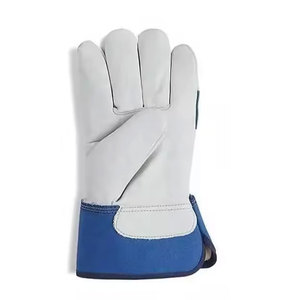 10 Inch AB Grade Cowhide Yellow Cut Heat Resistant Powder-free Silicone-free Smooth General Purpose Abrasion Resistance Men's - Product Image 3