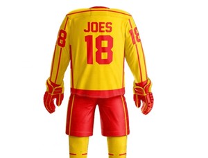 Custom Team Name Breathable Plus Size Ice Hockey Uniform-100% Polyester Autumn/Winter Animal Printed - Product Image 5