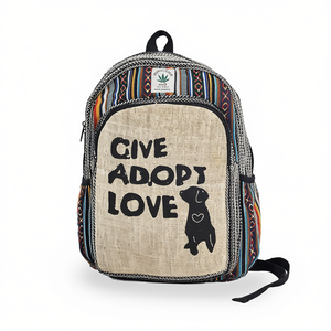 <b>Hemp</b> Cotton Traditional Eco-Friendly Handmade Promotional <b>Backpack</b> From Nepal - Product Image 2