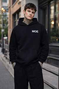 เสื้อฮู้ดดี้พรีเมียมขนาดใหญ่พิเศษ ผ้าฝ้ายฟลีซหนานุ่ม ทรงบ็อกซี่ สไตล์สตรีทแวร์ รับทำโลโก้ตามสั่ง ผู้ผลิต OEM - Product Image 5