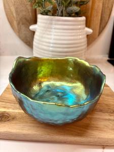 ชามเรซิ่นดีไซน์พิเศษ ทำด้วยมือ สำหรับตกแต่งโต๊ะบ้าน โรงแรม ร้านอาหาร ชามเรซิ่นสีขาว ผลิตโดย A S Craft Export - Product Image 3