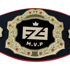 เข็มขัดแชมป์ MVP แบบปรับแต่งได้ ดีไซน์สีทองและสีดำ ประดับด้วยอัญมณีสีแดง ทำจากหนังพรีเมียม สำหรับกีฬา - Product Image 5