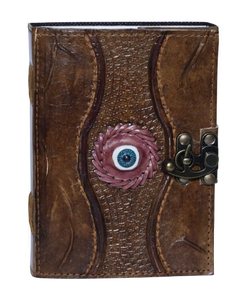 Cuaderno de cuero Hocus Pocus, diario vintage de brujería, grimoire de papel hecho a mano, papel vintage con borde deshilachado, cuaderno de bocetos de regalo. - Product Image 3