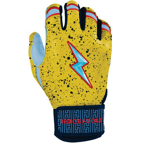 Gants de frappe de baseball en cuir premium personnalisables, 100 % cuir Cabretta, fermeture auto-agrippante. - Product Image 6