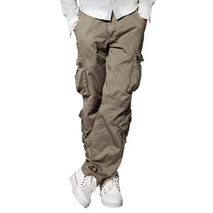 Pantalones cargo modernos, casuales, utilitarios y transpirables para hombre, para uso diario, con múltiples bolsillos. - Product Image 3