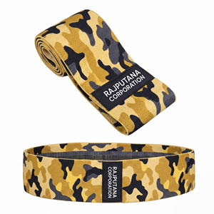 Banda de Resistencia para Cadera Personalizada, Bandas de Resistencia de Tela de Poliéster, Alta Elasticidad, Duraderas, Resistentes, para Ejercicios de Glúteos - Product Image 4