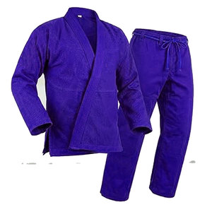 Kimono BJJ uni à prix abordable, uniforme d'entraînement, service OEM, vêtements d'arts martiaux 100% coton respirant, lavé, durable, 380g - Product Image 4