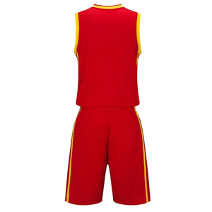 Ensemble d'uniformes de basketball personnalisés pour hommes, maillot sans manches et short, séchage rapide, respirant, vêtements de sport pour entraînement d'équipe, fournisseur OEM en gros - Product Image 6