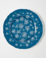 Assiette de présentation florale de luxe écologique de 12 pouces, en plastique émaillé jaune, multifonction, pour fruits, biscuits et salades