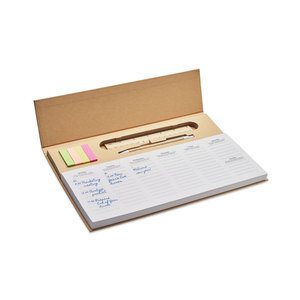 Calendario promozionale Versatile pianificatore da tavolo settimanale personalizzabile Memweek - Product Image 5