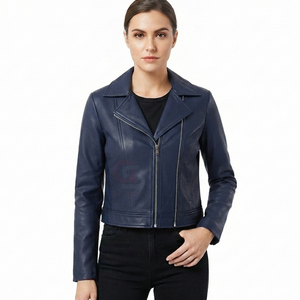 Hot Selling 100% <b>Real</b> Women's <b>Leather</b> <b>Jacket</b> New Casual & Stylish <b>Leather</b> <b>Jacket</b> Top Quality with Customized <b>Leather</b> <b>Jacket</b> - Product Image 5