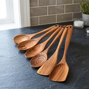 <b>Wooden</b> Kitchen Utensil <b>Set</b> <b>Wooden</b> Cooking Utensil <b>Set</b> <b>Wooden</b> <b>Spoon</b> <b>Set</b> <b>Wooden</b> Kitchen Tools <b>Wooden</b> Cooking Tools <b>Wooden</b> - Product Image 3