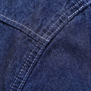 Chemise en jean unisexe personnalisée à manches longues en coton délavé, boutonnée, style western décontracté, coupe régulière, avec double poche à rabat, pour usage quotidien - Product Image 5