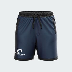 Shorts de sport pour hommes sur mesure 2026, couleur unie, avec poches avant, logo personnalisé, en toile respirante à séchage rapide, avec cordon de serrage - Product Image 6
