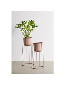 Support de plante décoratif en métal, à l'apparence élégante, parfait pour les fleurs, les plantes, les herbes, les succulentes, la maison, le jardin, le balcon - Product Image 6