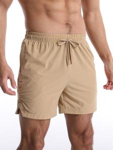 Shorts de sport pour hommes de haute qualité avec logo personnalisé, élastiques, à séchage rapide, pour la course à pied, avec cordon de serrage - Product Image 4