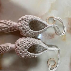 Nordic Macrame Hand Weave Tapestry Basket Net Bag Decor <b>Boho</b> <b>Wall</b> <b>Hanging</b> Plant Hanger - Product Image 5