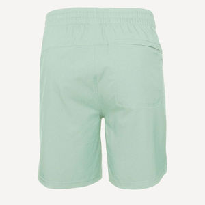 Shorts en tricot pour homme, couleur unie, taille mi-haute, taille élastique, coupe régulière, style décontracté, vert menthe - Product Image 5