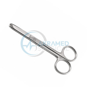 Ciseaux à pansements de 12 cm, instrument médical chirurgical en acier inoxydable pour soins infirmiers - Product Image 2