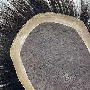 วิกผมผู้<span class=keywords><strong>ชาย</strong></span>ฐานพียูสำหรับผู้<span class=keywords><strong>ชาย</strong></span>,วิกผมคนวิกผมเทียมวิกธรรมชาติวิกผม Toupee - Product Image 3