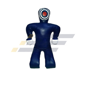NEW Design Leather Grappling Simulator <b>Dummy</b> for Mixed Martial Arts Brazilian <b>Jiu</b> <b>Jitsu</b> Wrestling Training Sands Filled 4FT Tall - Product Image 6
