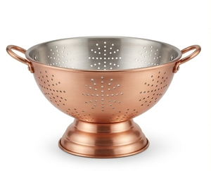 Fine Quality Round Copper Fruit And <b>Vegetable</b> Colander Large Size Latest Design For Washing And Draining Kitchenware Essential - Product Image 4