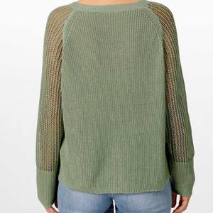 Suéter de punto para mujer estilo hip-hop - Jersey holgado de invierno - Ropa urbana femenina de color liso y elegante 2026 transpirable - Product Image 3