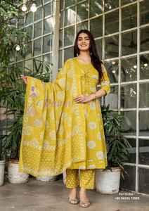 Ensemble de vêtements Kurta en coton pour femmes, vêtements ethniques de qualité supérieure au meilleur prix - Product Image 2