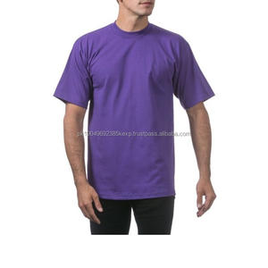 Camisetas Casuales Lisas 100% Algodón Cuello Redondo Manga Corta Tinte Uniforme - Product Image 6