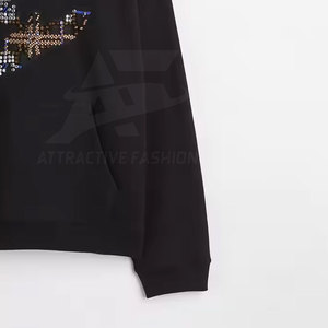 Sweat-shirts à strass pour hommes les plus vendus en ligne, nouveau style, faible MOQ, basiques - Product Image 4