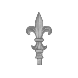 Elegante Adorno de Aluminio con Diseño de Flor de Lis para Barandillas, Puntas Decorativas para Cercas, Puntas de Lanza, Adornos para Postes de Balaustradas y Puertas de Villas de Lujo - Product Image 1