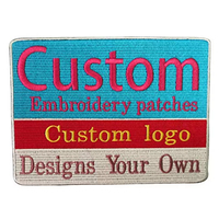 Patch brodé le plus vendu à faible MOQ, dernière collection, couleur personnalisée, en tissu sergé, meilleure vente, fabrication pakistanaise