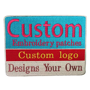 Patch brodé le plus vendu à faible MOQ, dernière collection, couleur personnalisée, en tissu sergé, meilleure vente, fabrication pakistanaise - Product Image 1