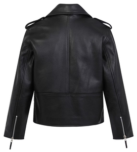 Custom <b>Kids</b> Leather Jacket Soft Leather Winter Coat Private Label OEM Service Bulk Production for Children's Apparel Retailers - Product Image 4