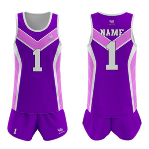 Uniforme de Voleibol Unisex con Logotipo Personalizado, Traje Deportivo con Impresión por Sublimación, Transpirable y de Secado Rápido, Opciones de Tallas Grandes - Product Image 1