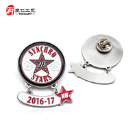 Badge personnalisé en émail souple, motif sport volleyball, animal de dessin animé, pour cadeau promotionnel et vente en gros