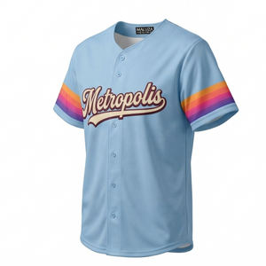 Camiseta de béisbol premium, ligera, transpirable, uniforme personalizado sublimado para equipos, moda deportiva de EE. UU. y Europa, MALUZA - Product Image 4