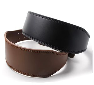 Custom Logo Heavy Duty Strong Leather Weightlifting <b>Belt</b> Adjustable Breathable Professional Soft Non-Slip 6mm Thick Unisex Gym - Product Image 1