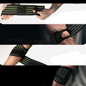 Bandes de compression robustes en nylon pour coudes, idéales pour l'haltérophilie, la musculation, l'exercice, le fitness et l'entraînement de force. - Product Image 4