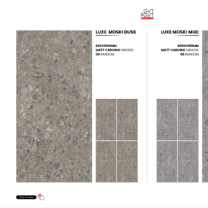 Elegantes Azulejos de Porcelana Mate Tallados 60X120CM 600X1200MM 24X48 Formato Grande Premium para Piso y Pared Interior y Exterior Residencial - Product Image 1